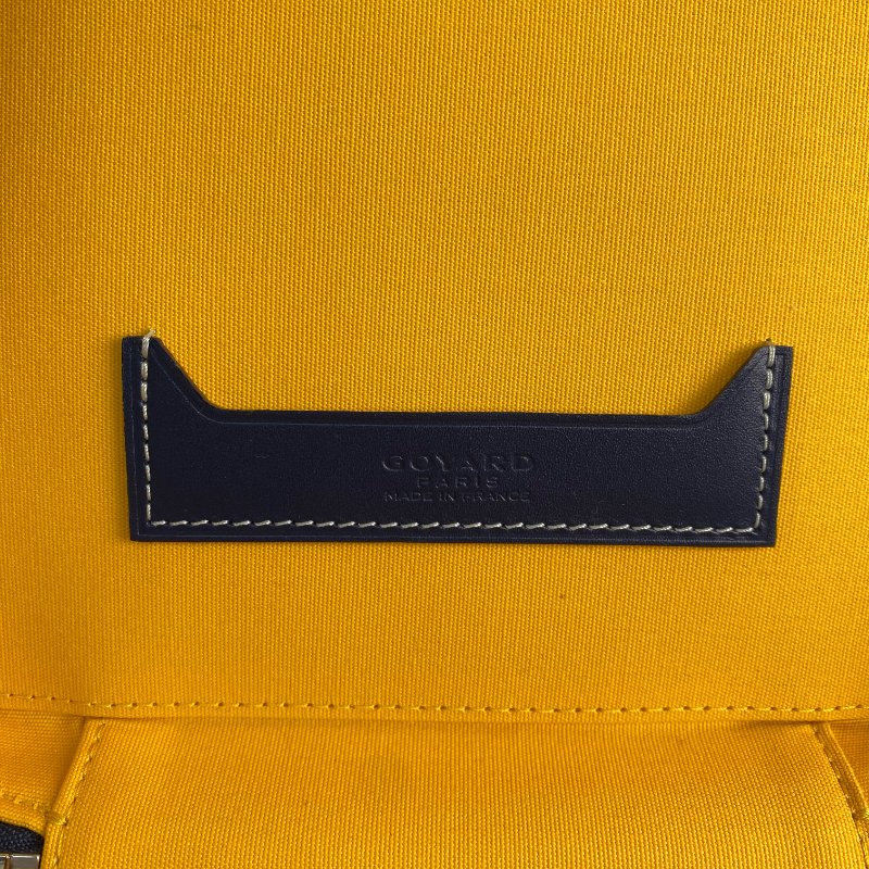 △ Goyard 高雅德 Navy And Brown Coated Canvas Muse Vanity Case 深藍色和啡色塗層帆布化妝袋 - 257012714-12