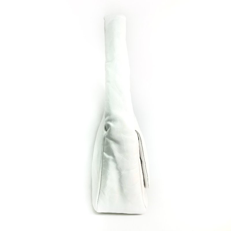 ☆ Balenciaga 巴黎世家 White Goatskin Monaco Sling Bag 787896 白色山羊皮單肩袋 - 257012386-2