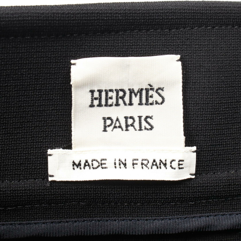 愛馬仕半身裙 3E0315DJ 人造絲黑二手女裝 #40-2