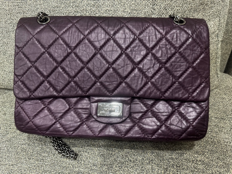 Chanel 香奈兒紫色2.55 大號 -全場唯ㄧ紫色-0