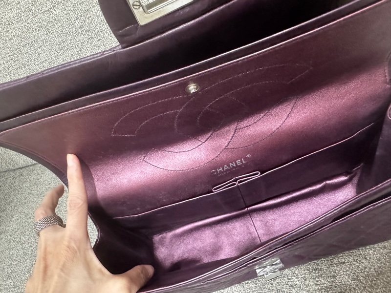 Chanel 香奈兒紫色2.55 大號 -全場唯ㄧ紫色-7