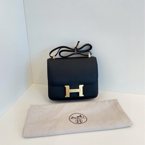 Hermes Constance 24 Epsom 黑金 康康