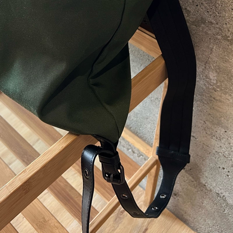 Bottega Veneta 編織皮革尼龍後背包-9