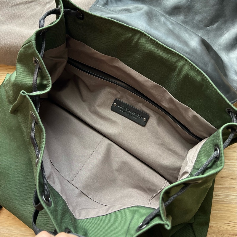 Bottega Veneta 編織皮革尼龍後背包-11