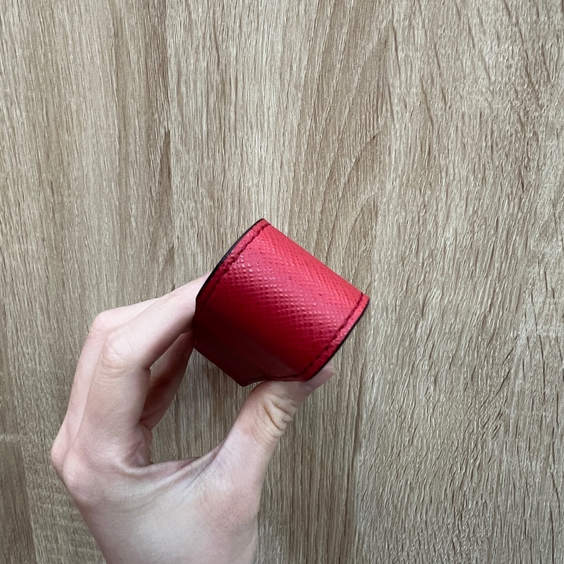 Montblanc 紅牛皮匠心系筆套-2