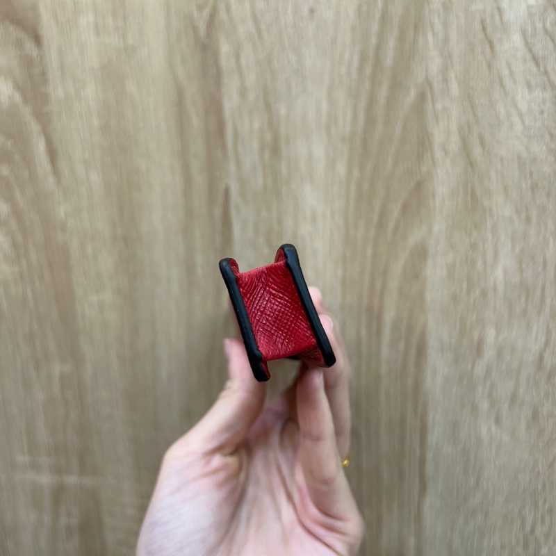 Montblanc 紅牛皮匠心系筆套-4