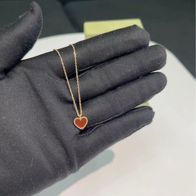 Van Cleef & Arpels梵克雅寶 Sweet Hearts 18k玫瑰金 項鍊 無保卡-3