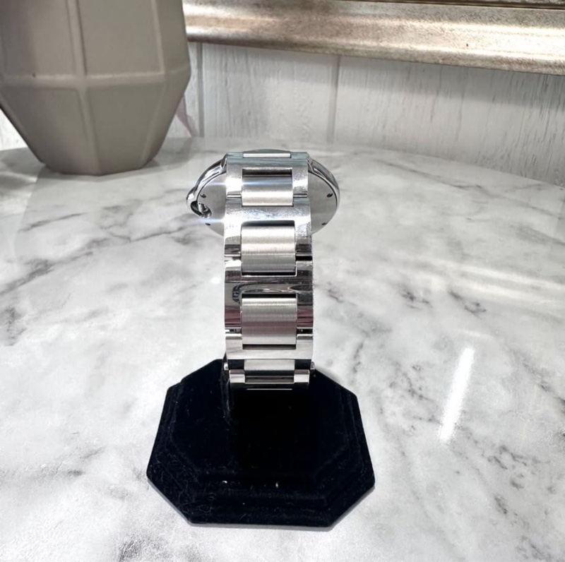 Cartier 精鋼Ballonbleu40mm大型自動上鏈機械腕錶WSBB0040-3