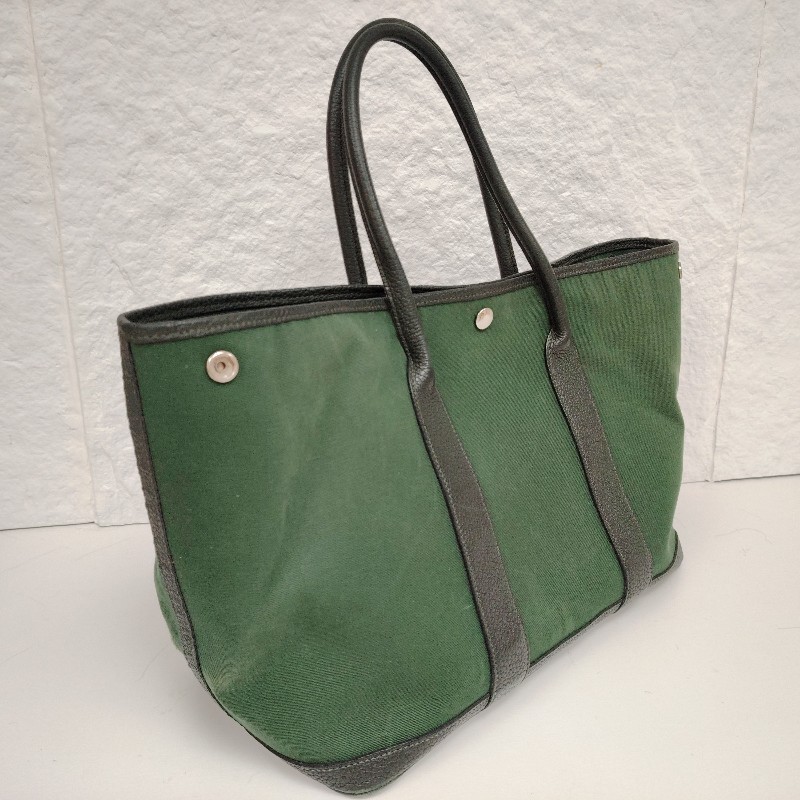 Hermes 愛馬仕 Garden party 36 65中綠色 R刻-1