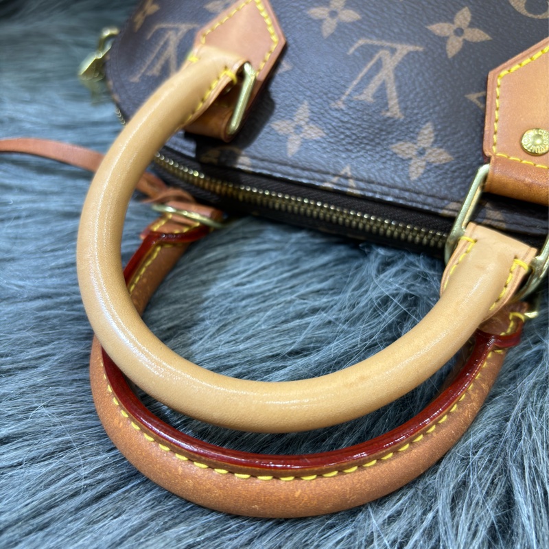 LV M53152 ALMA BB 原花字紋老花 貝殼包手提包斜背包愛瑪包-23