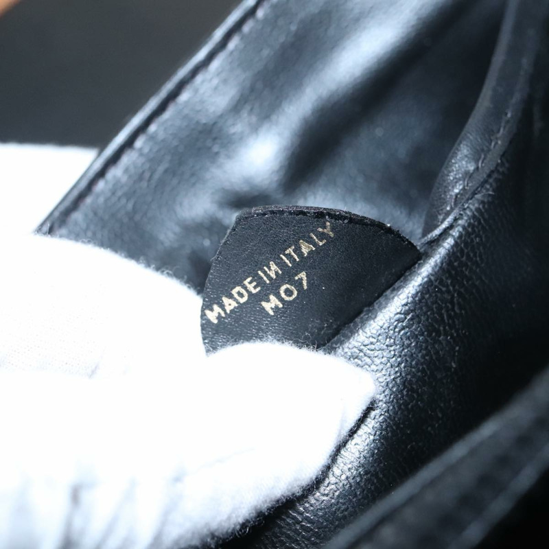 【日本直送】CELINE 手提包 皮革 黑色 金色 正品 bs19730-11