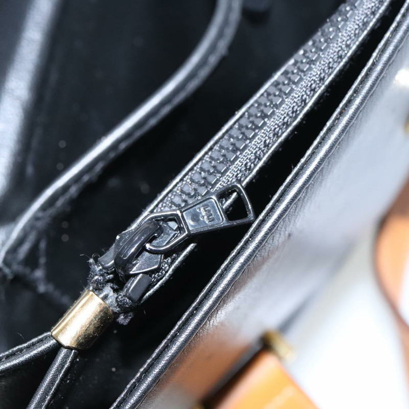 【日本直送】CELINE 手提包 皮革 黑色 金色 正品 bs19730-21