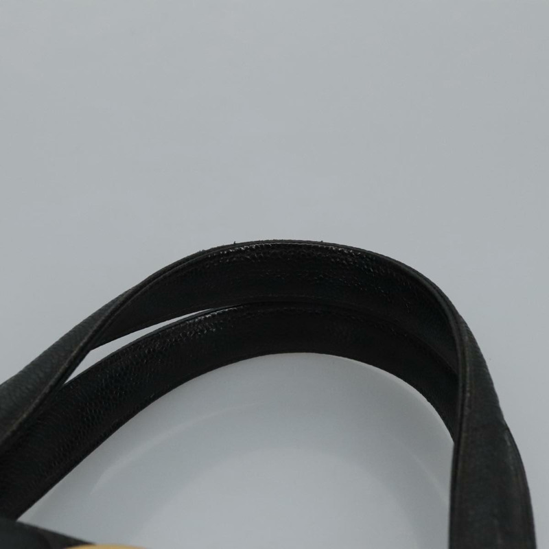 【日本直送】香奈兒 Matelasse 手提包 魚子醬色 黑色 CC 正品 101307A-7