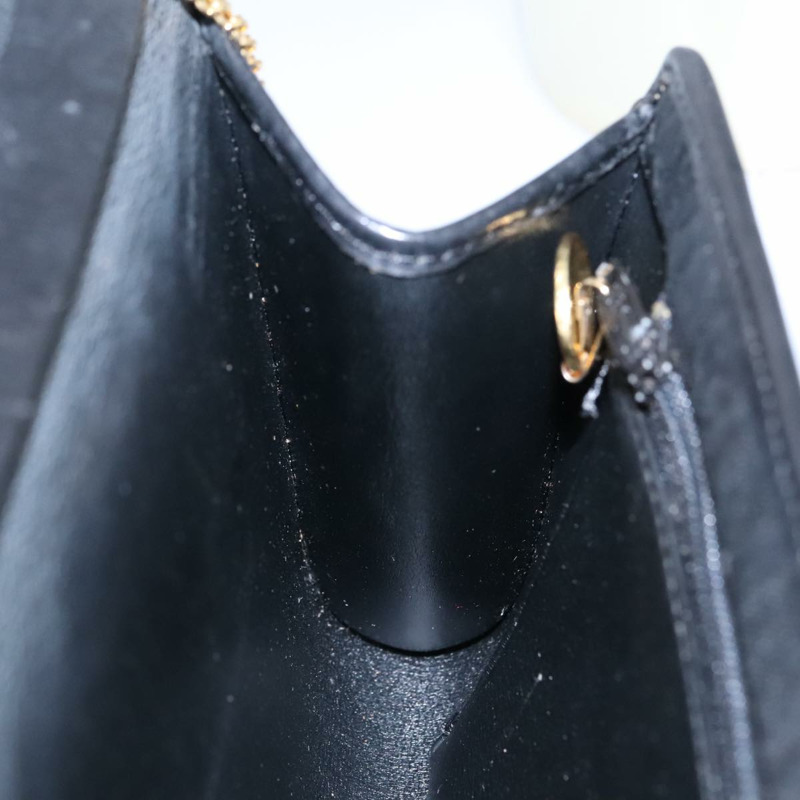 【日本直送】Christian Dior Trotter 帆布鏈條單肩包 黑金 正品 yk15936-18