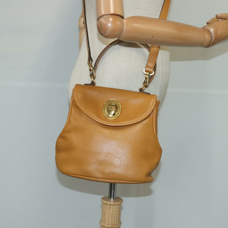 【日本直送】Christian Dior 手提包 皮革 2 款 棕色 正品 103766-20