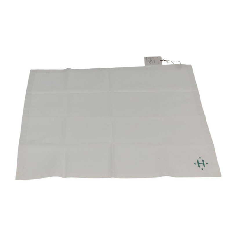 【日本直送】愛馬仕手帕 純棉 白色 正品 101161-0