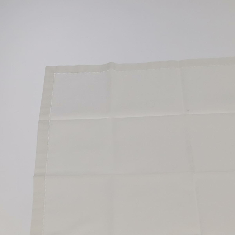 【日本直送】愛馬仕手帕 純棉 白色 正品 101161-1