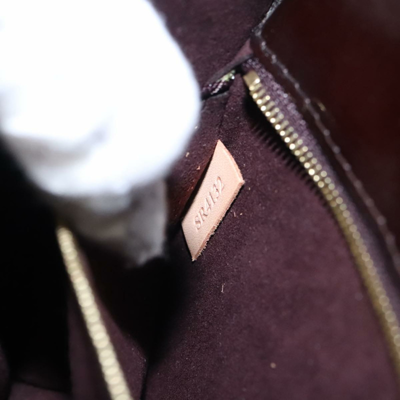 【日本直送】路易威登 Vernis Monceau BB 手提包 2way Amarante M91580 LV 正品 101839-10