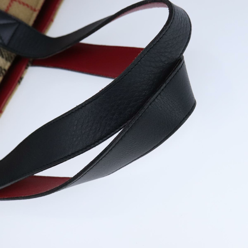 【日本直送】Burberrys Nova 格紋手提包，棉質，米色，正品，貨號 101866-6