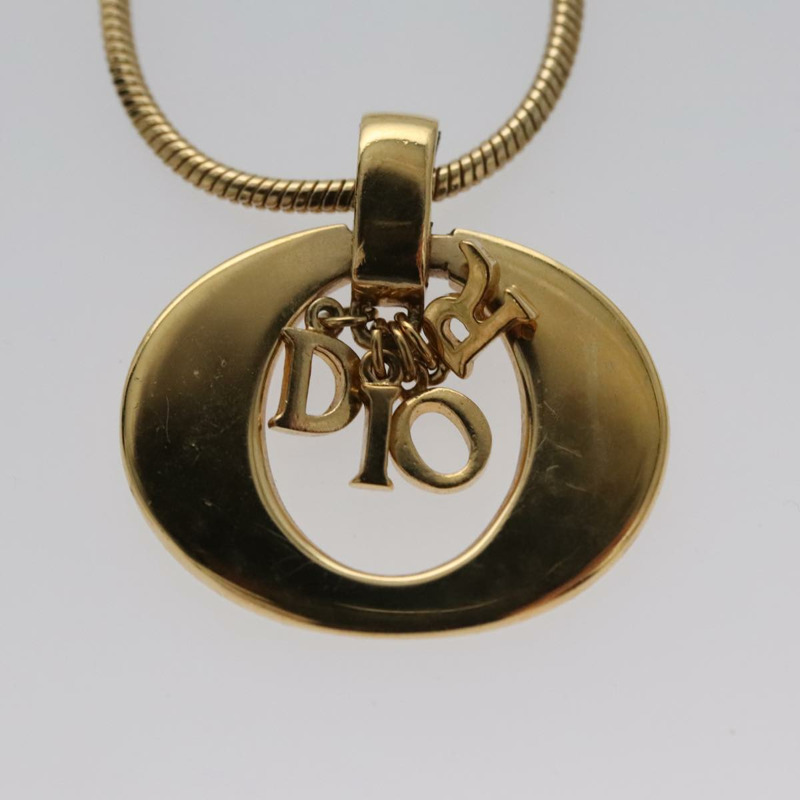 【日本直送】Christian Dior 項鍊 金屬 金 Auth am7410-4