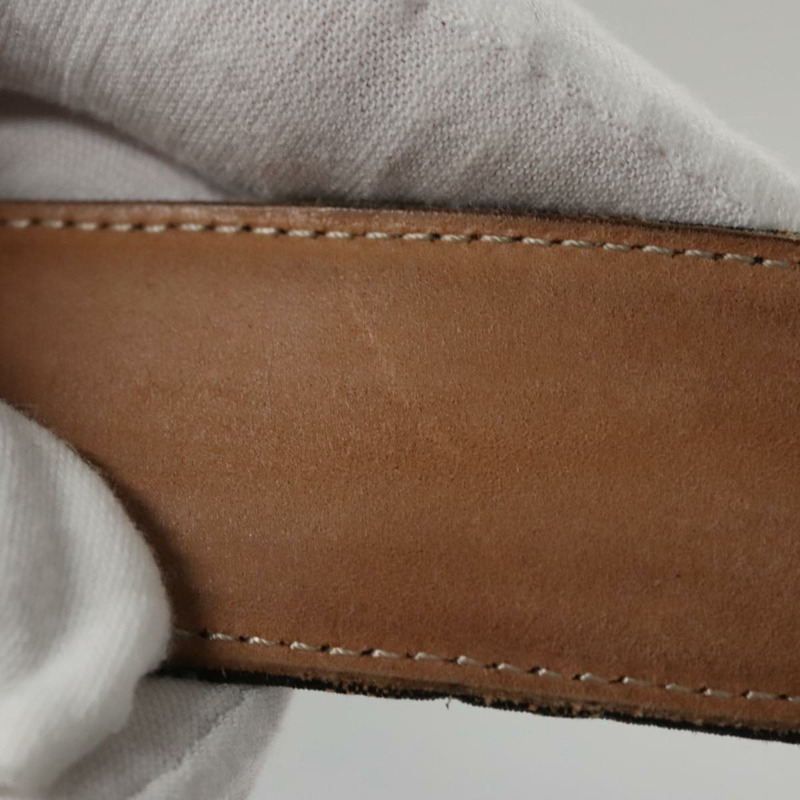 【日本直送】FENDI Zucca 帆布腰帶 32.3""-36.2"" 棕色 正品 yk16363-10