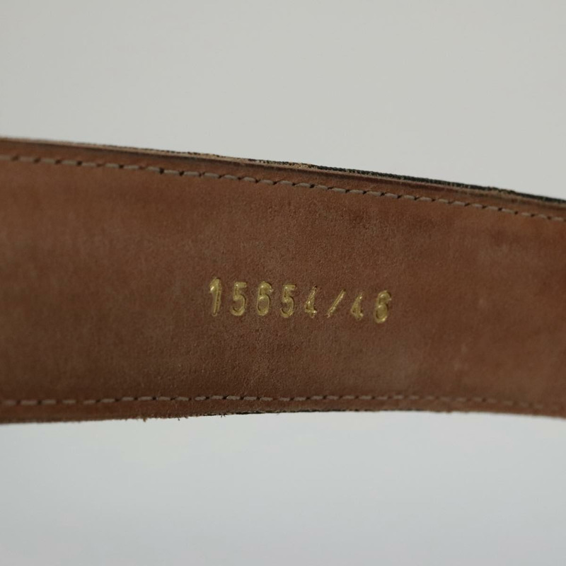 【日本直送】FENDI Zucca 帆布腰帶 32.3""-36.2"" 棕色 正品 yk16363-11