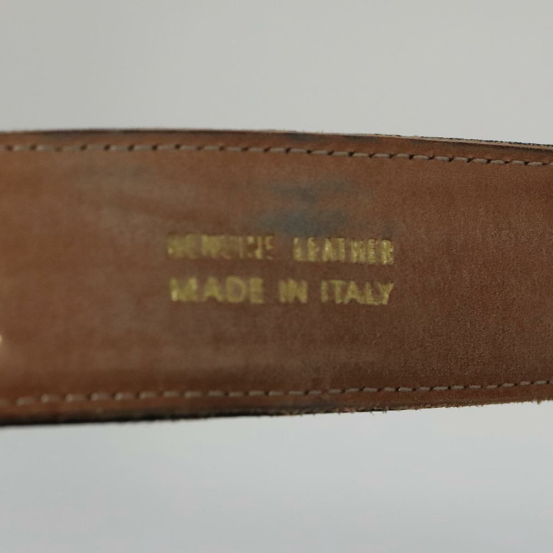 【日本直送】FENDI Zucca 帆布腰帶 32.3""-36.2"" 棕色 正品 yk16363-14