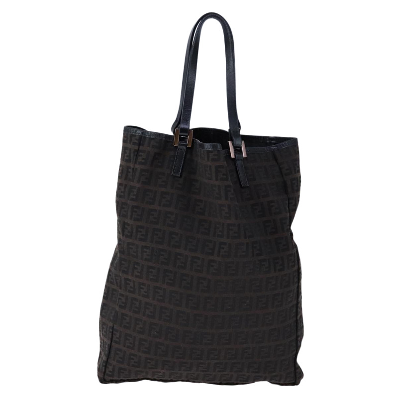 【日本直送】FENDI Zucchino 帆布托特包 棕色 正品 am7529-1