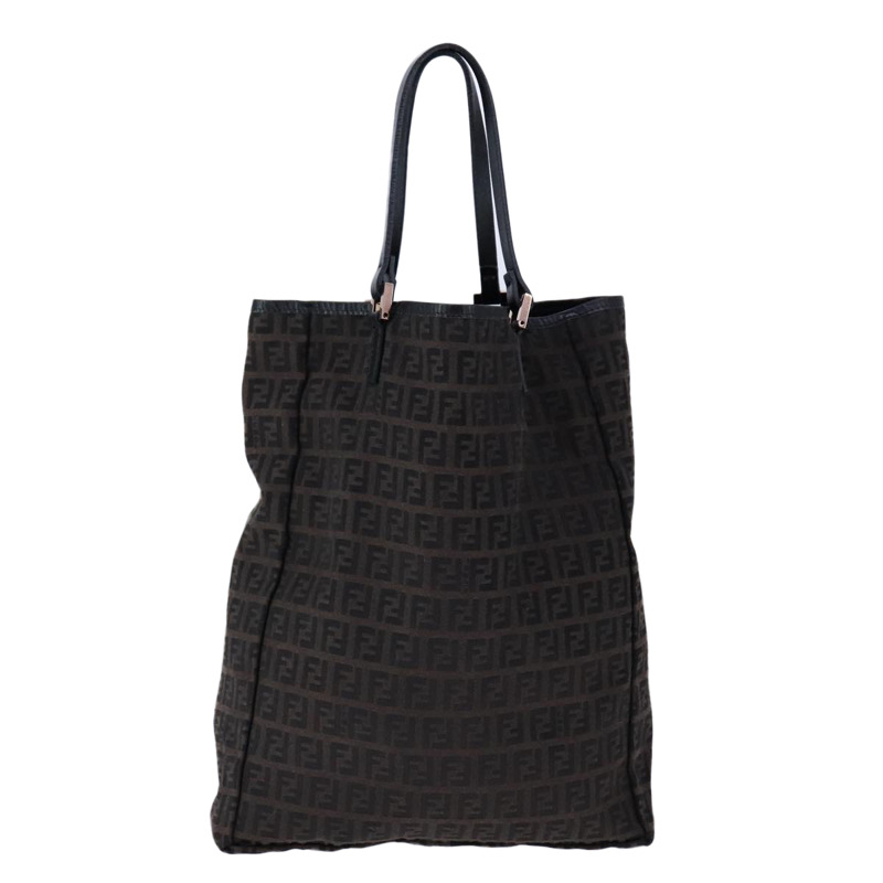 【日本直送】FENDI Zucchino 帆布托特包 棕色 正品 am7529-12