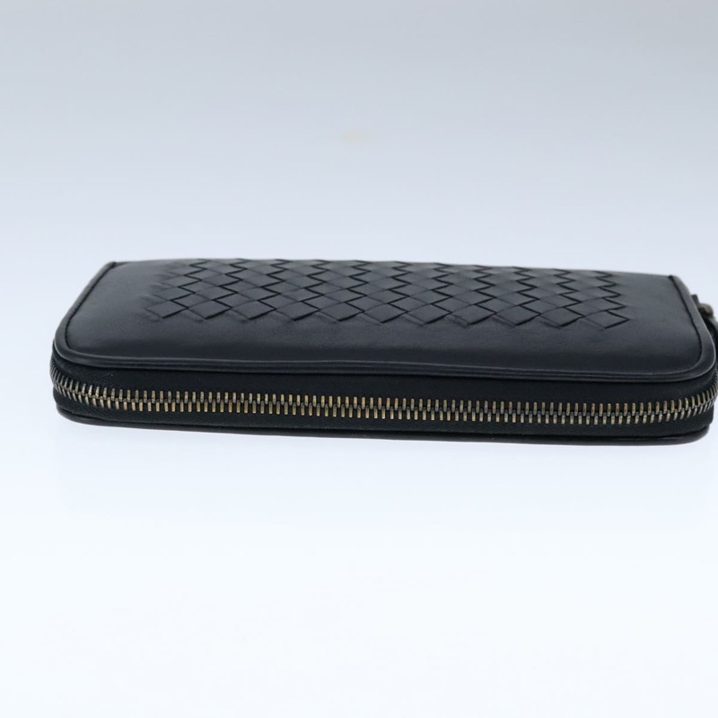 【日本直送】BOTTEGA VENETA INTRECCIATO 長版皮夾 皮革 黑色 正品 105910-4