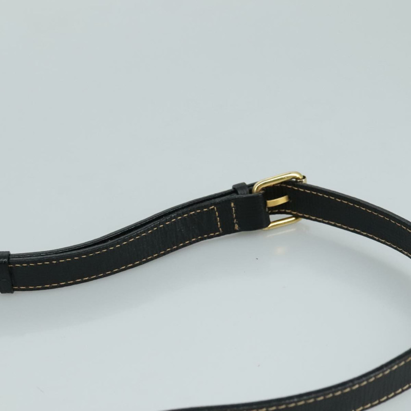 【日本直送】CELINE 黑色金色皮革肩背包 正品 100870-7