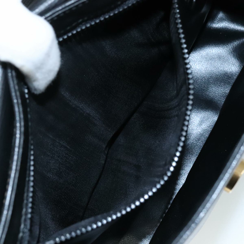 【日本直送】CELINE 黑色金色皮革肩背包 正品 100870-10