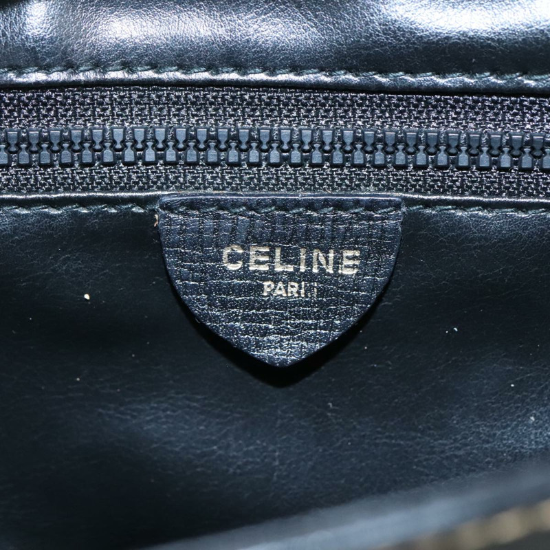 【日本直送】CELINE 黑色金色皮革肩背包 正品 100870-18