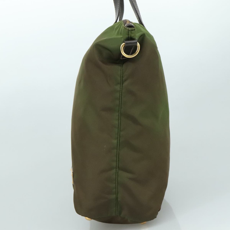 【日本直送】PRADA 手提包 尼龍 2way 卡其色 正品 109279-3