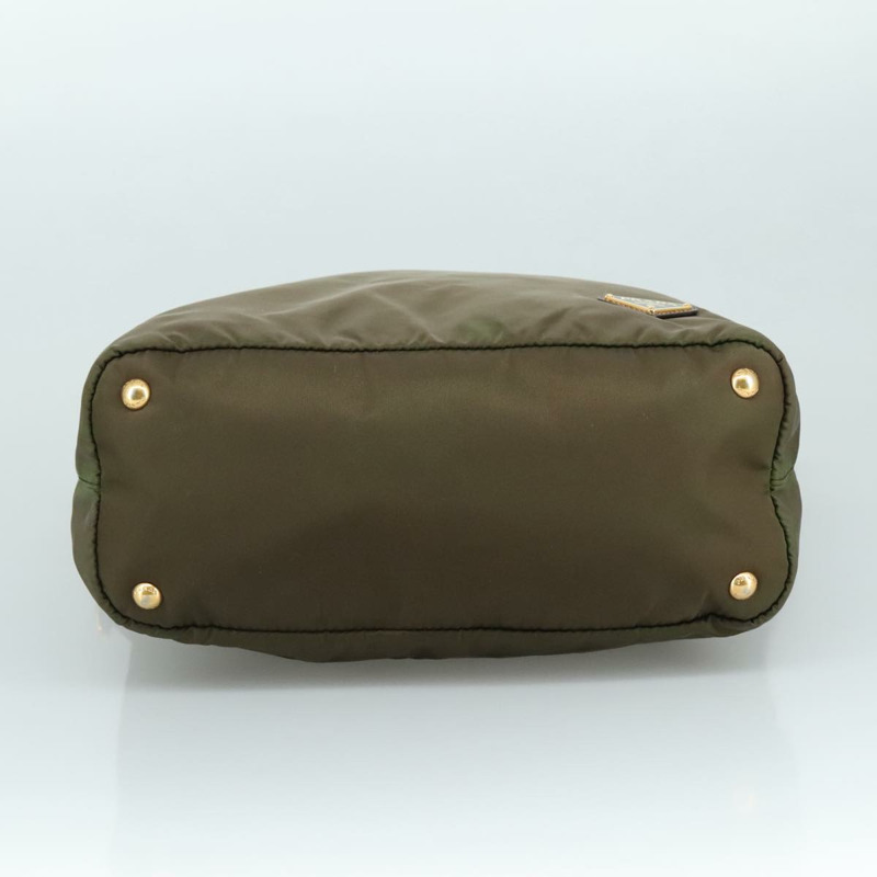 【日本直送】PRADA 手提包 尼龍 2way 卡其色 正品 109279-4