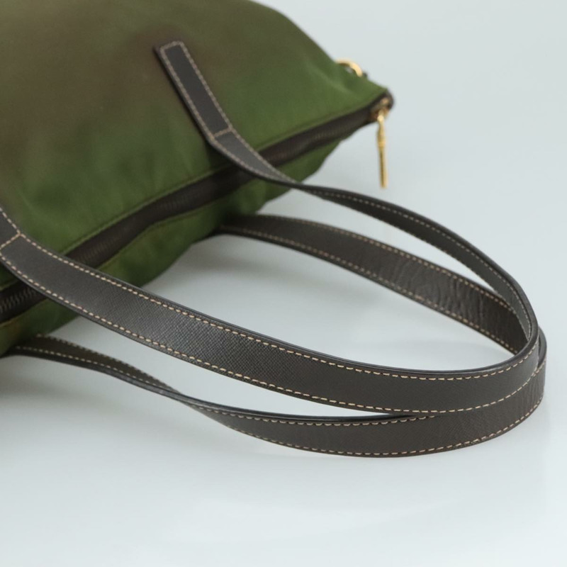 【日本直送】PRADA 手提包 尼龍 2way 卡其色 正品 109279-6