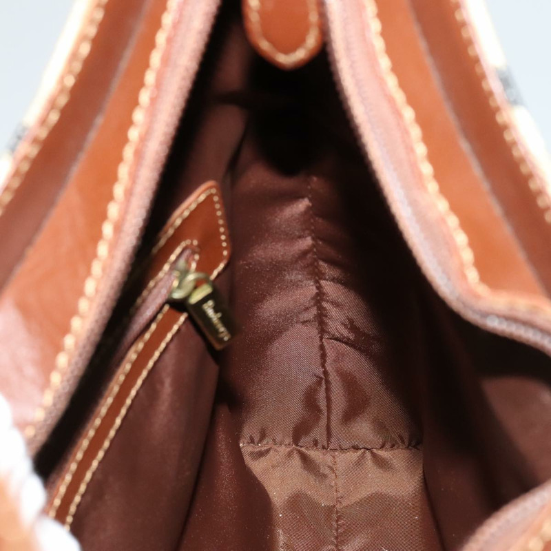 【日本直送】BURBERRY Nova 格紋肩背包 PVC 皮革 米色 正品 yk16862-16