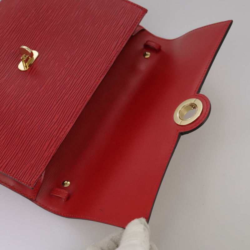【日本直送】路易威登 Epi Pochette Arche 單肩包 紅色 M52577 LV 授權 111418-6