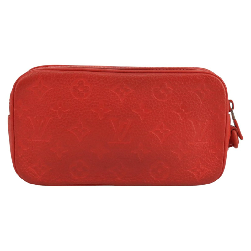 【日本直送】路易威登 Monogram Empreinte Pochette Volga 包紅色 M53555 LV 正品 111442-1