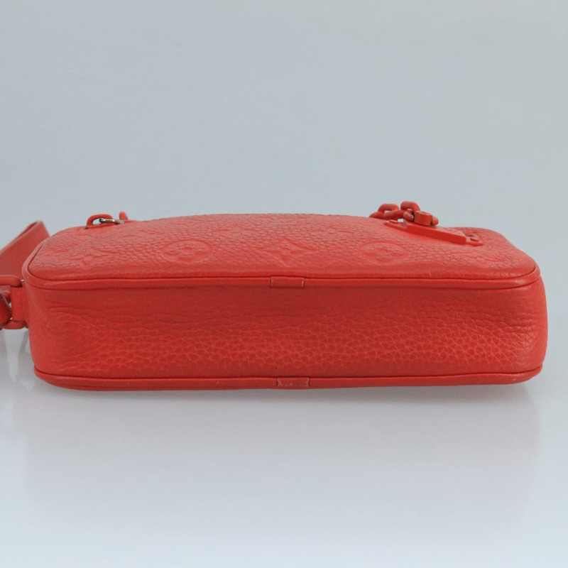 【日本直送】路易威登 Monogram Empreinte Pochette Volga 包紅色 M53555 LV 正品 111442-5