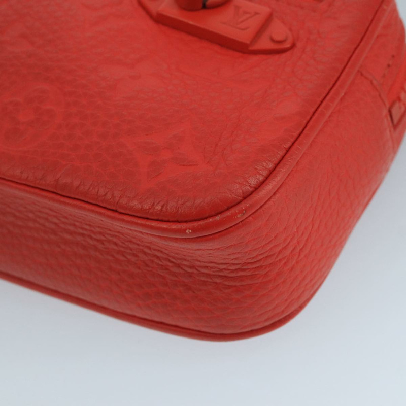 【日本直送】路易威登 Monogram Empreinte Pochette Volga 包紅色 M53555 LV 正品 111442-6