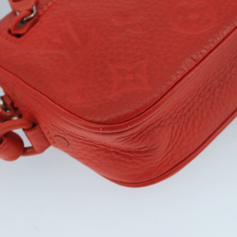 【日本直送】路易威登 Monogram Empreinte Pochette Volga 包紅色 M53555 LV 正品 111442-13