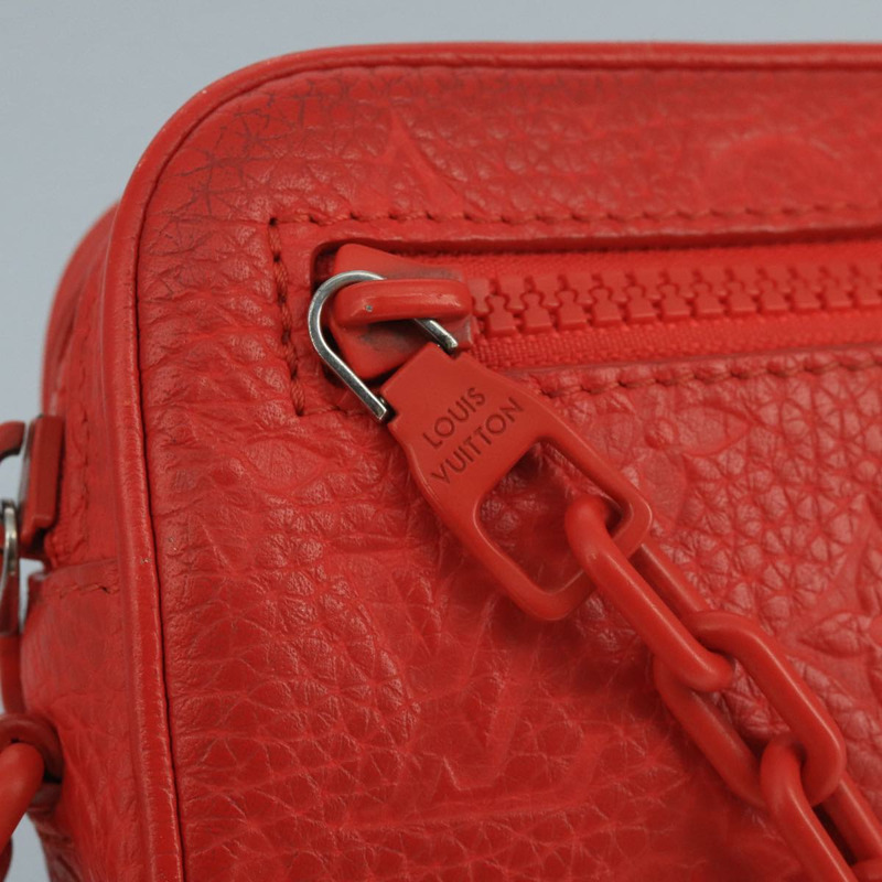 【日本直送】路易威登 Monogram Empreinte Pochette Volga 包紅色 M53555 LV 正品 111442-16