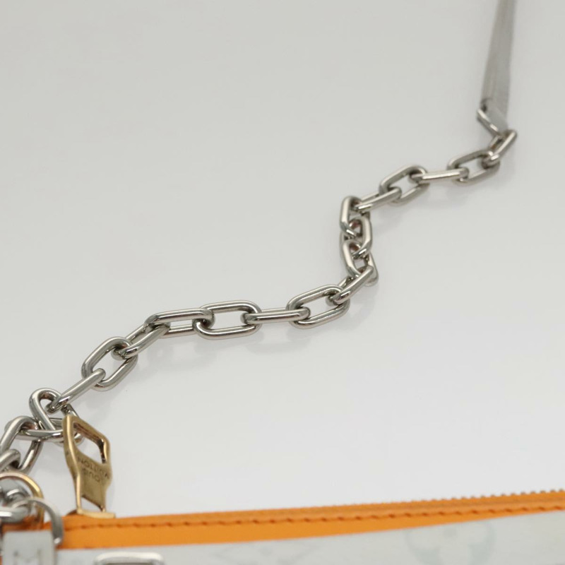 【日本直送】路易威登 Monogram 白色扁平男單肩包 Bron M44640 正品 111516-7