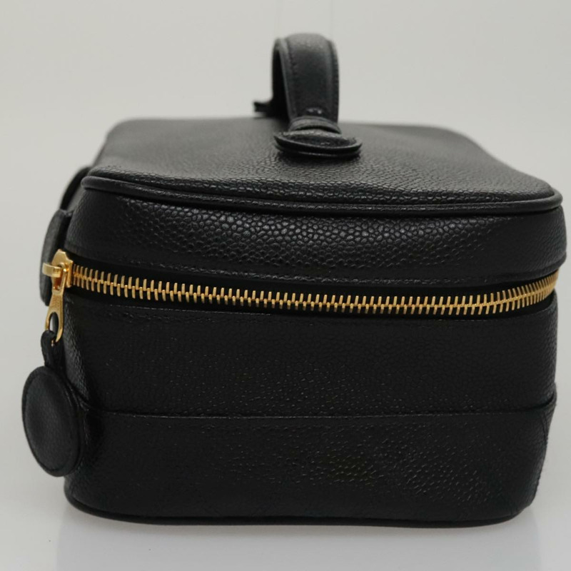 【日本直送】香奈兒雙色化妝包 魚子醬膚色 黑金 CC 正品 fm4250-3