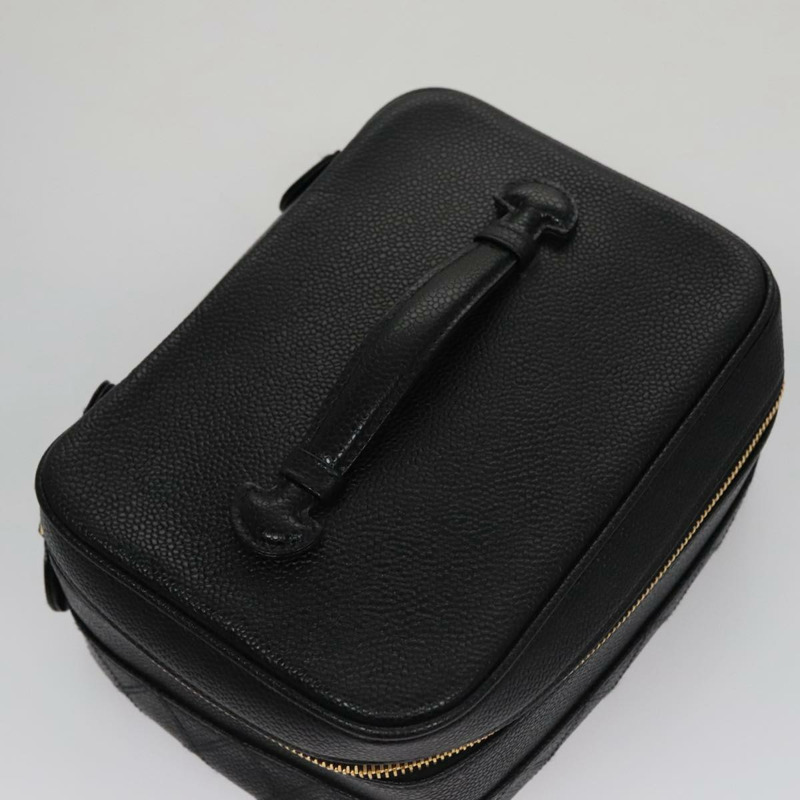 【日本直送】香奈兒雙色化妝包 魚子醬膚色 黑金 CC 正品 fm4250-5