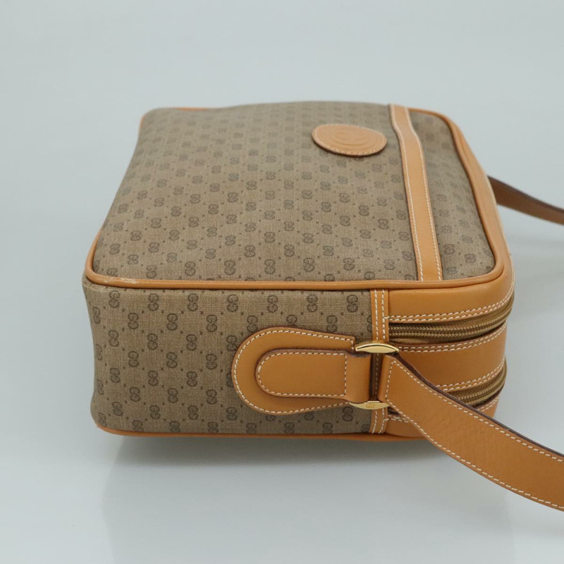 【日本直送】GUCCI Micro GG Supreme 單肩包 PVC 米色 正品 111808-2