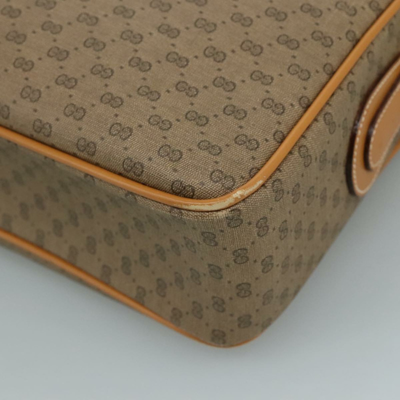 【日本直送】GUCCI Micro GG Supreme 單肩包 PVC 米色 正品 111808-14