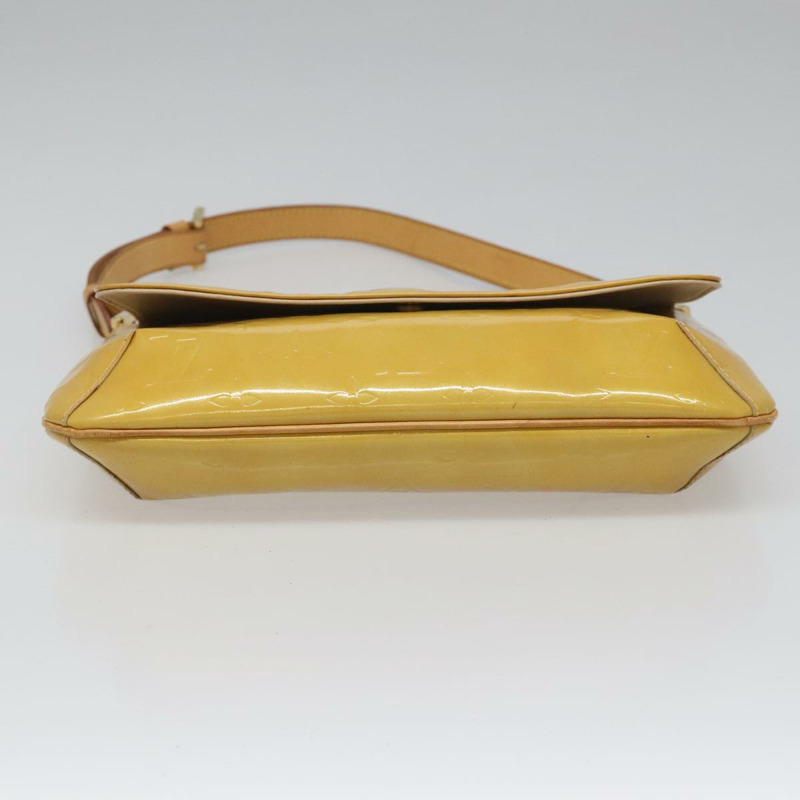 【日本直送】路易威登 Monogram Vernis Thompson Street 手袋 米色 M91301 LV Auth hk1982-4