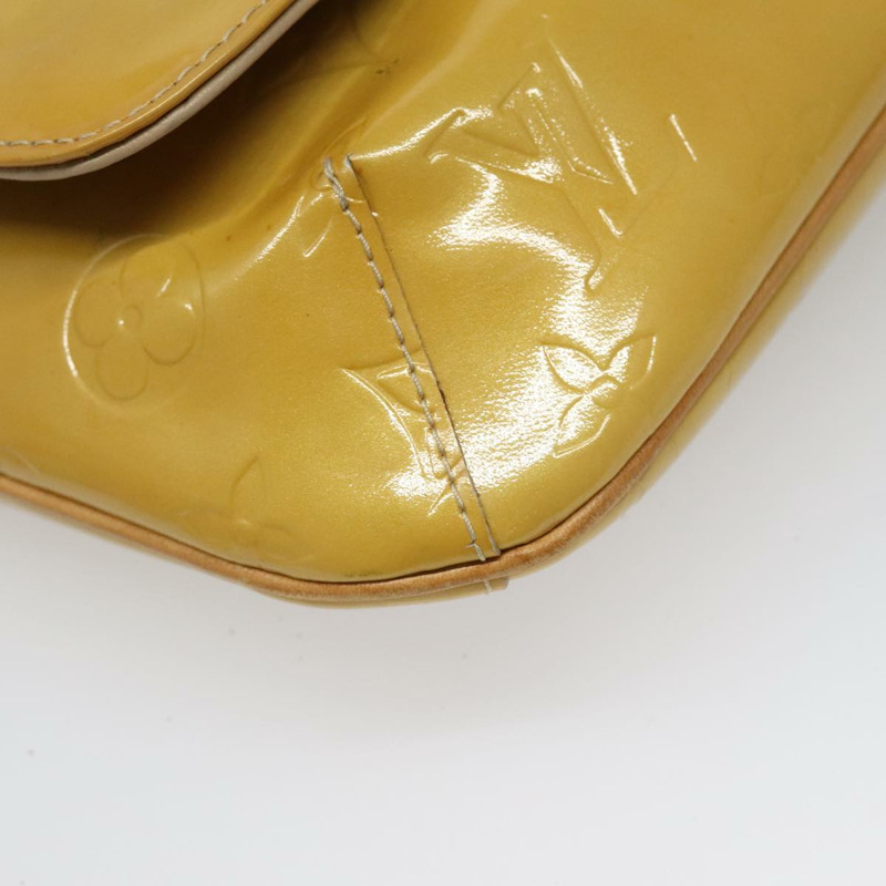 【日本直送】路易威登 Monogram Vernis Thompson Street 手袋 米色 M91301 LV Auth hk1982-13